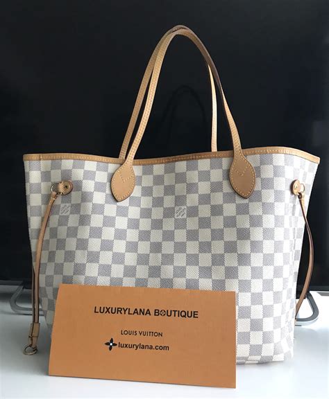 louis vuitton damier azur bag|louis vuitton azur neverfull.